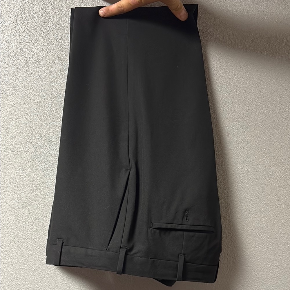Van Heusen Black Dress Pants for Men